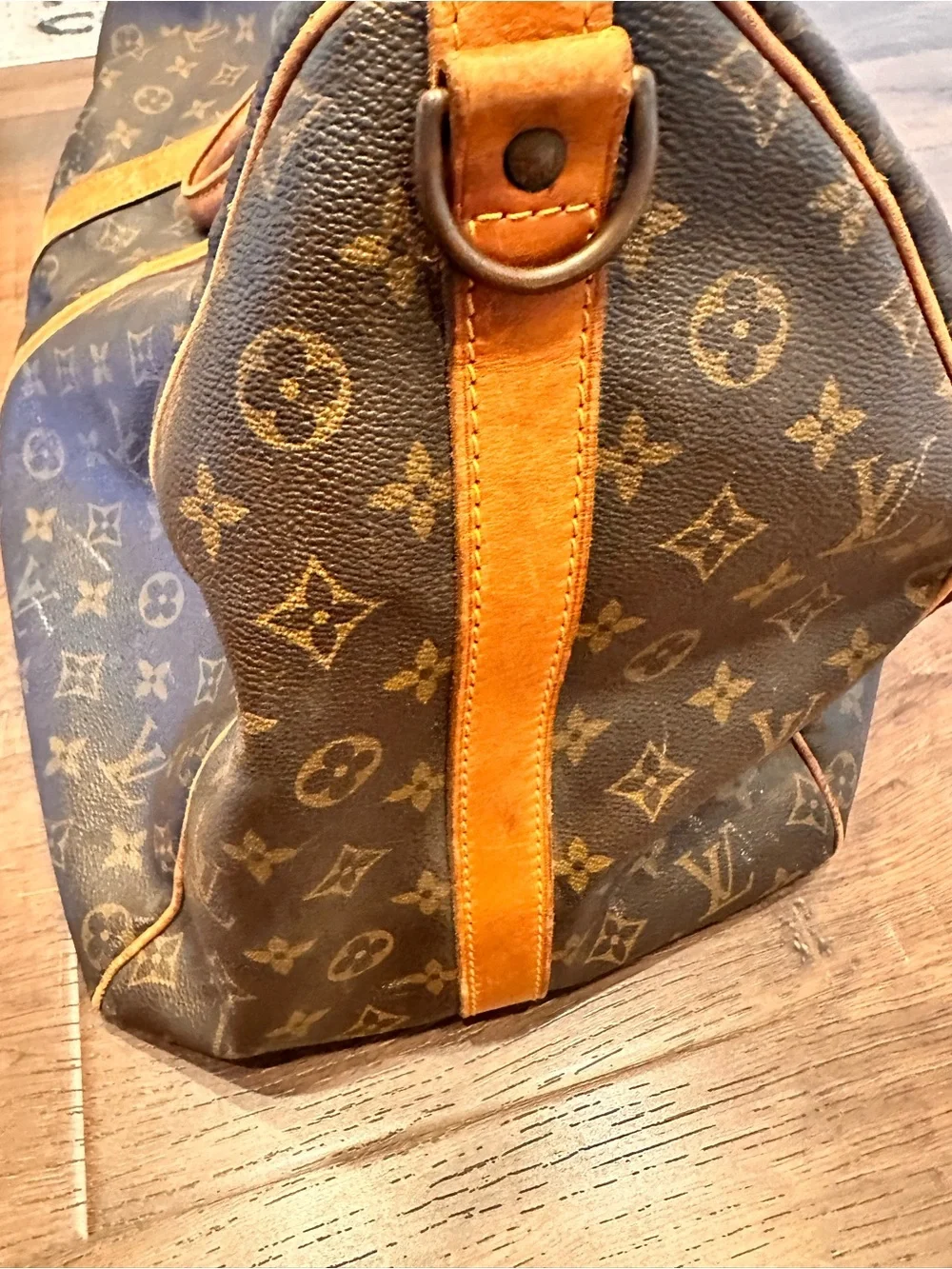 Louis Vuitton Monogram Canvas Travel Duffel Bag keepall 55 pre owned - Picture 5 of 15